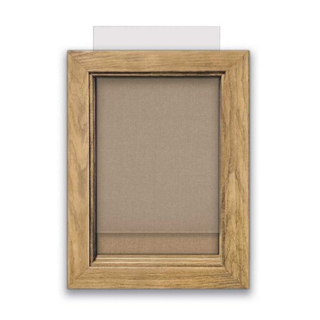 United Visual Products Indoor Enclosed Combo Board, 72"x36", Gold Frame/Green & Black UVCB7236G-GREEN-BLACK